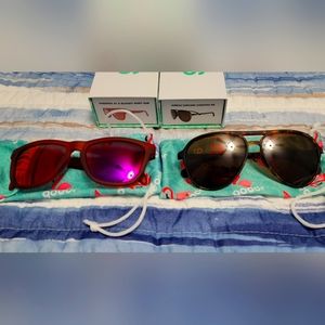 Set of 2 Unisex Goodr Polarized Sunglasses
